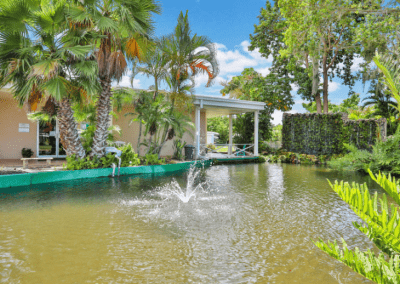 Fountain Outside Clubhouse